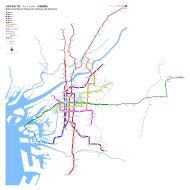 Asisbiz 0 Wide Area Map Osaka City Subway