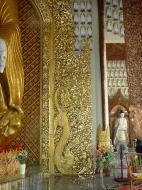 Asisbiz Dhammikarama Burmese Temple Standing Buddha Mar 2001 02