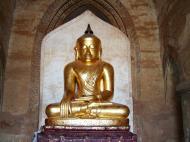 Asisbiz Myanmar Pagan main Buddha statues Nov 2004 14