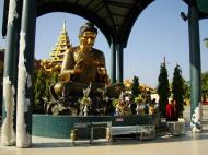 Asisbiz Yangon A Thi Tha Di Bronze Statue of Buddha Dec 2009 17