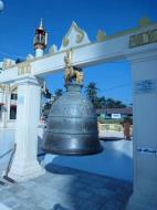 Asisbiz Yangon Botahtaung Pagoda Royal Palace Bronze Bells Jan 2010 02