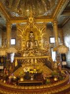 Asisbiz Yangon Botahtaung Pagoda Royal Palace Bronze Buddha Jan 2010 07