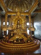 Asisbiz Yangon Botahtaung Pagoda Royal Palace Bronze Buddha Jan 2010 08