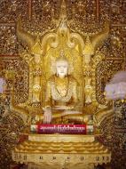Asisbiz Thanlyin Kyauktan Ye Le Pagoda main Buddha Dec 2000 02