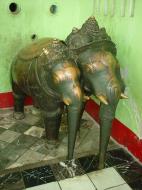 Asisbiz Maha Muni Shrine Three headed elephant Dec 2000 02