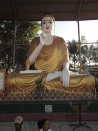 Asisbiz Meilamu Pagoda assorted Buddha statues Yangon Myanmar 09