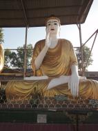 Asisbiz Meilamu Pagoda assorted Buddha statues Yangon Myanmar 10