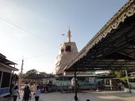 Asisbiz Meilamu Pagoda donating gold leaf Yangon Myanmar 05