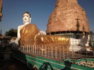 Asisbiz Meilamu Pagoda reclining Buddha Yangon Myanmar 01