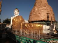 Asisbiz Meilamu Pagoda reclining Buddha Yangon Myanmar 02