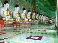 Asisbiz Sagaing U Min Thounzeh Pagoda many faces of the Buddha Dec 2000 10