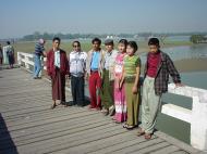Asisbiz U Beins bridge Amarapura Mandalay Myanmar Dec 2000 08
