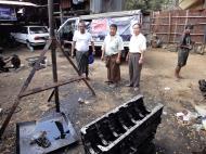 Asisbiz Myanmar Yangon car repair shop 02
