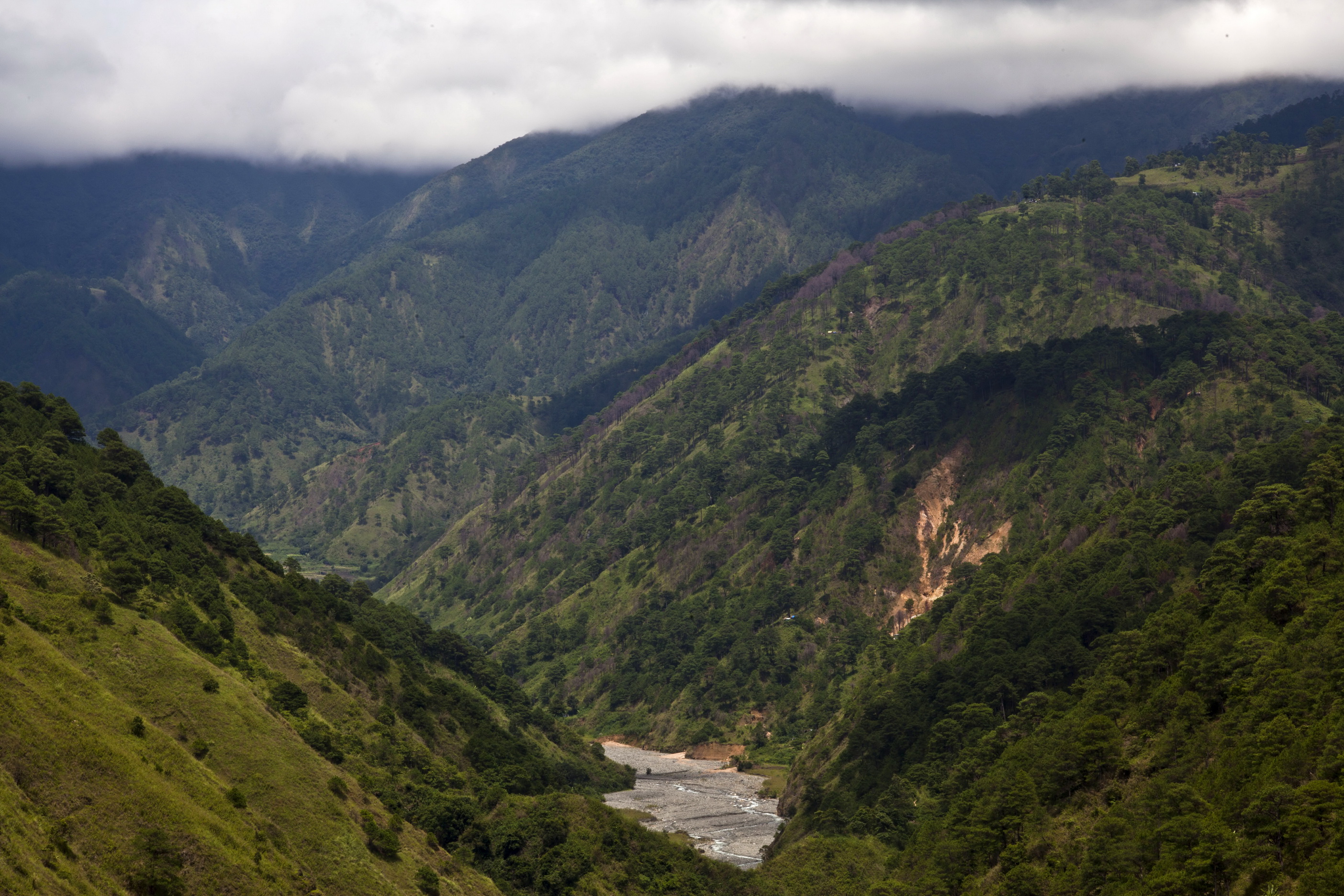 Ambuklao Dam contributaries and mountains of Bokod Benguet province ...