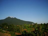 Asisbiz The old Batangas highway toll exit with Mount Mlepunyo in the background Philippines 01