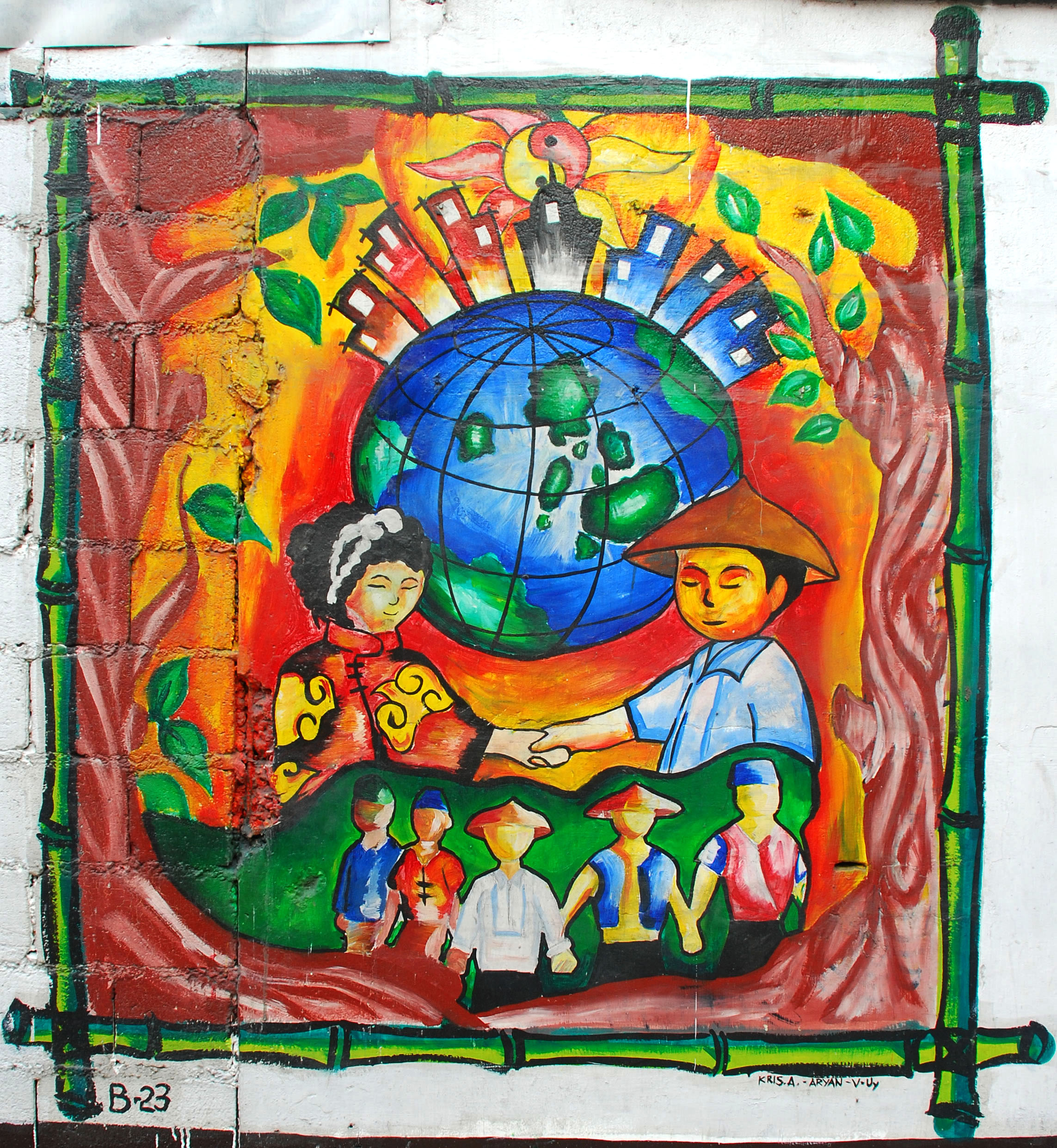 Asisbiz Murals Philippine Filipino Chinese Friendship Day 2007 22