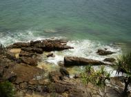 Asisbiz Textures Water h2o shoreline coastal rocks cliff 04