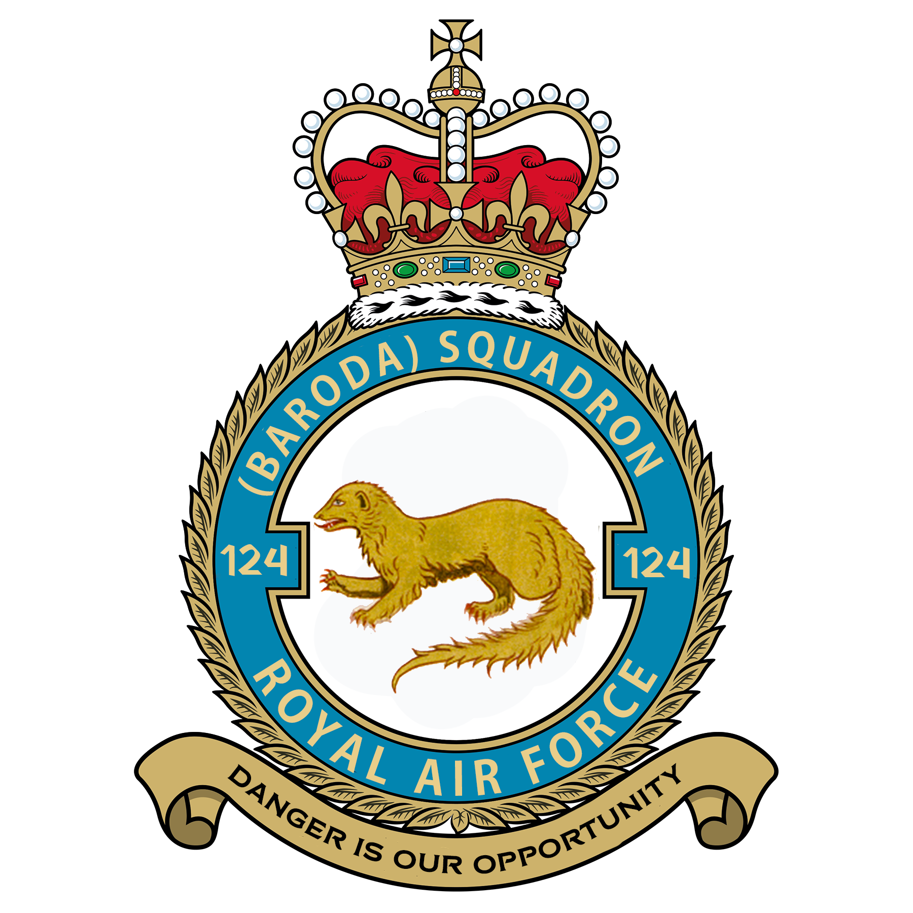 RAF No. 124sqn Crest