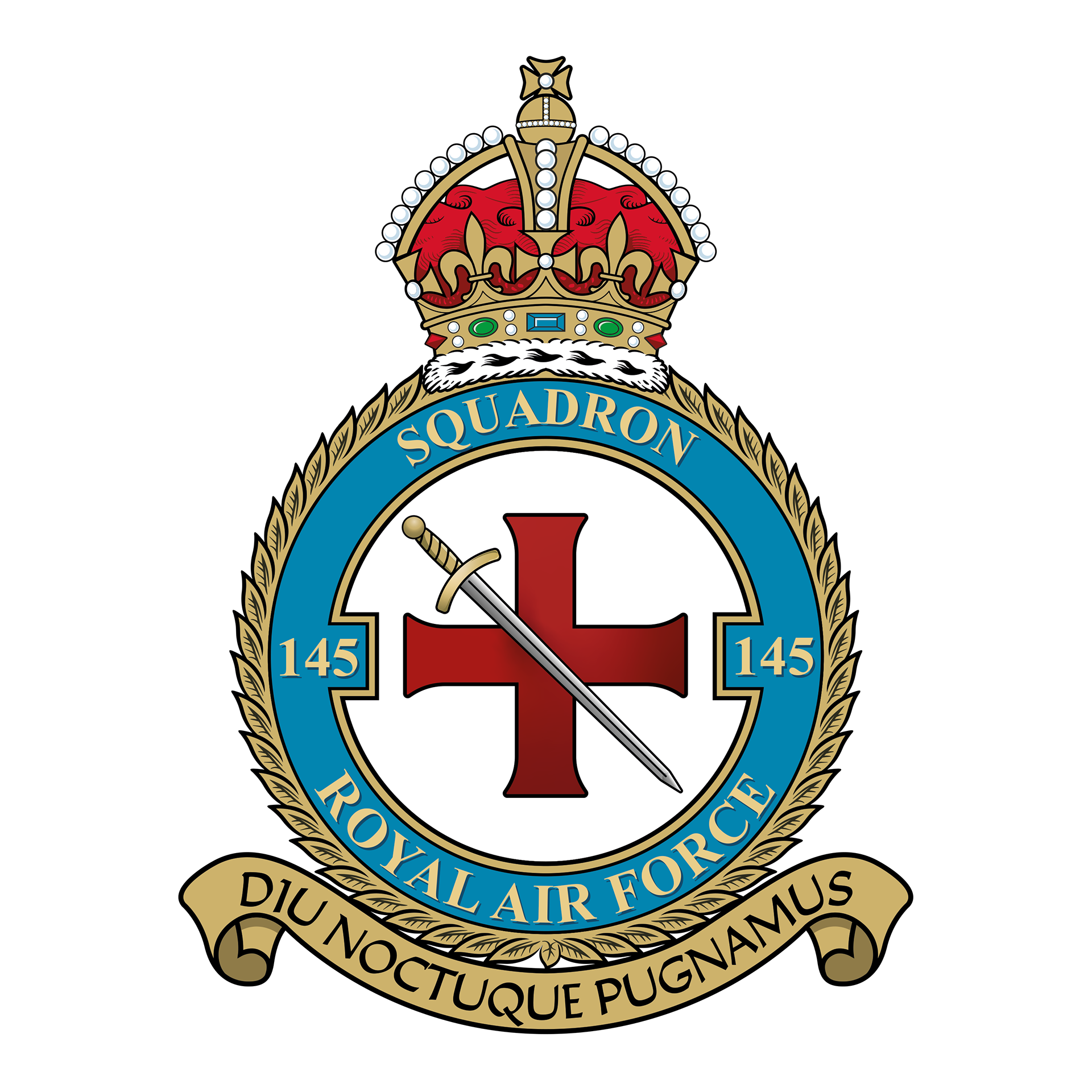RAF No 145 Squadron Crest