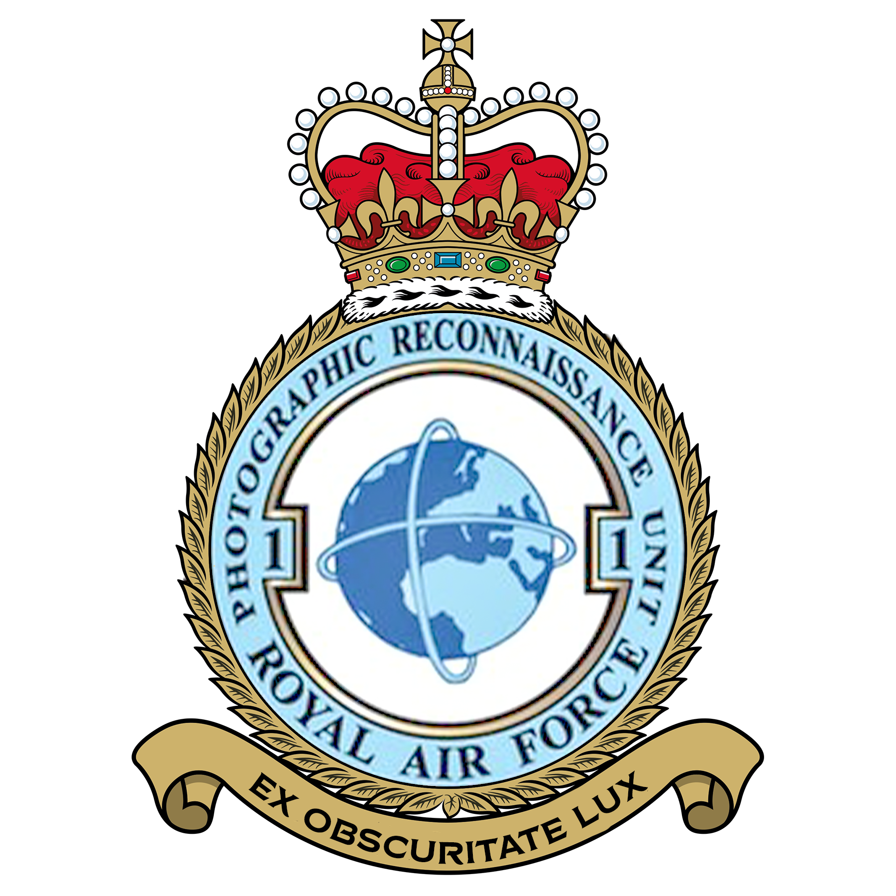 RAF No. 1 Photographic Reconnaissance Unit Crest