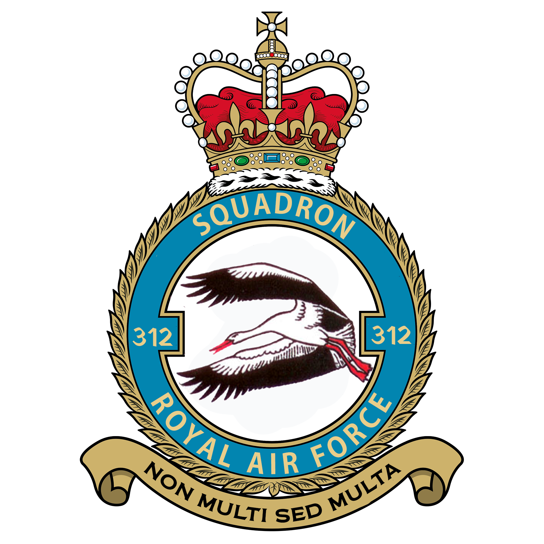 RAF No 312 (Czechoslovak) Squadron Crest