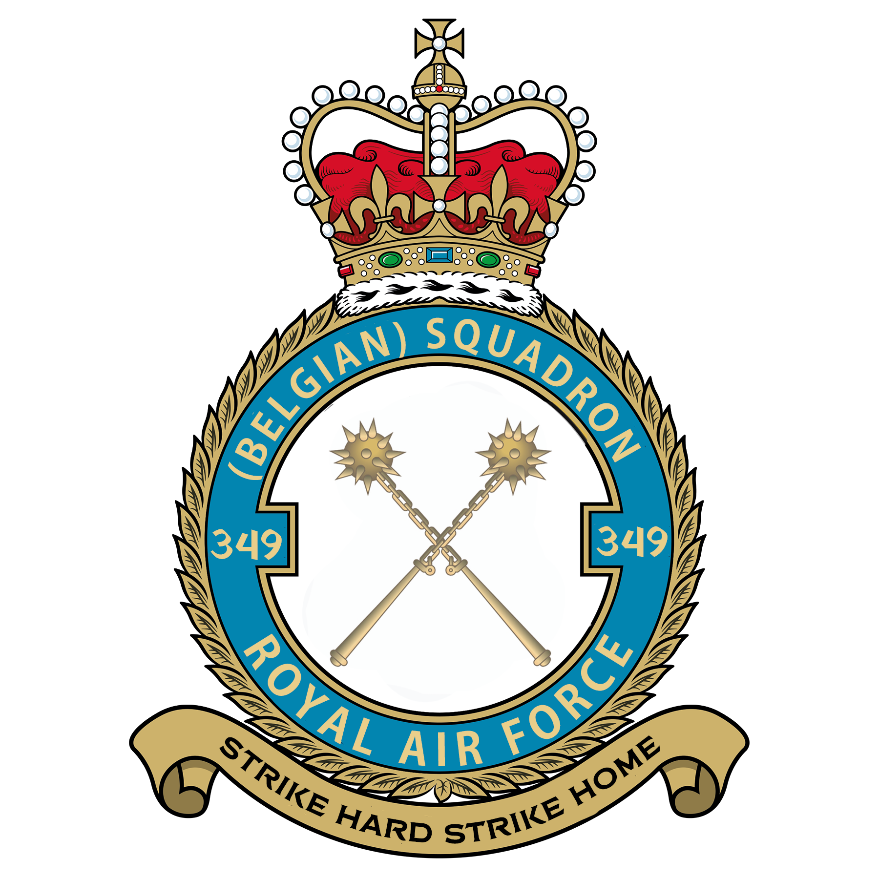 RAF No. 349sqn Crest