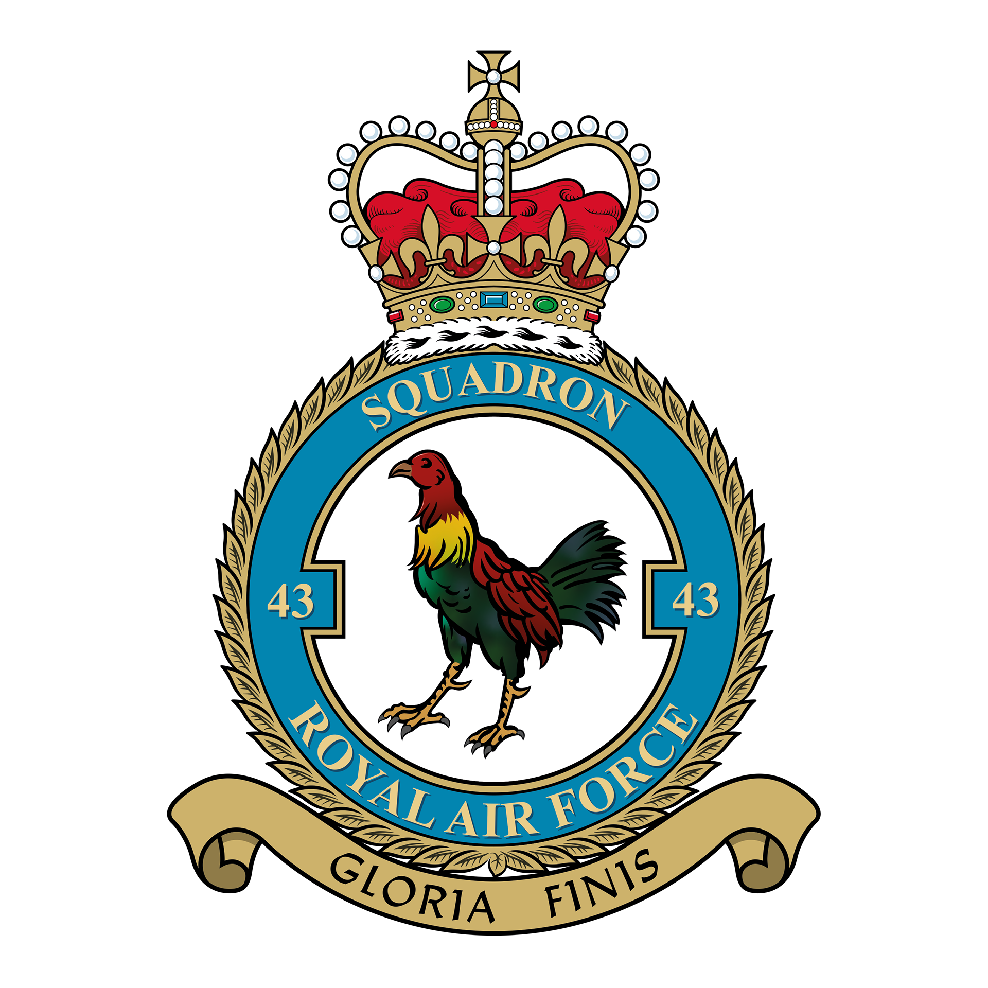 RAF No. 43sqn Crest