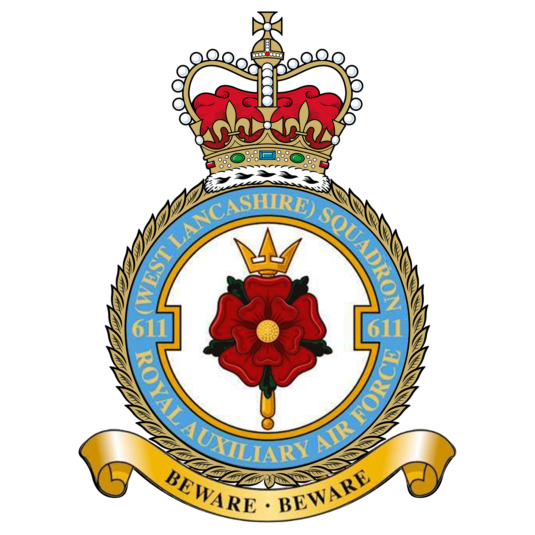 RAF No. 611sqn Crest