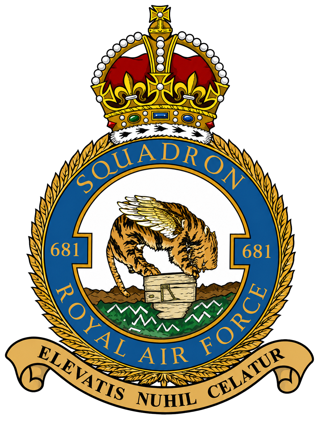 RAF No. 681 Squadron Crest