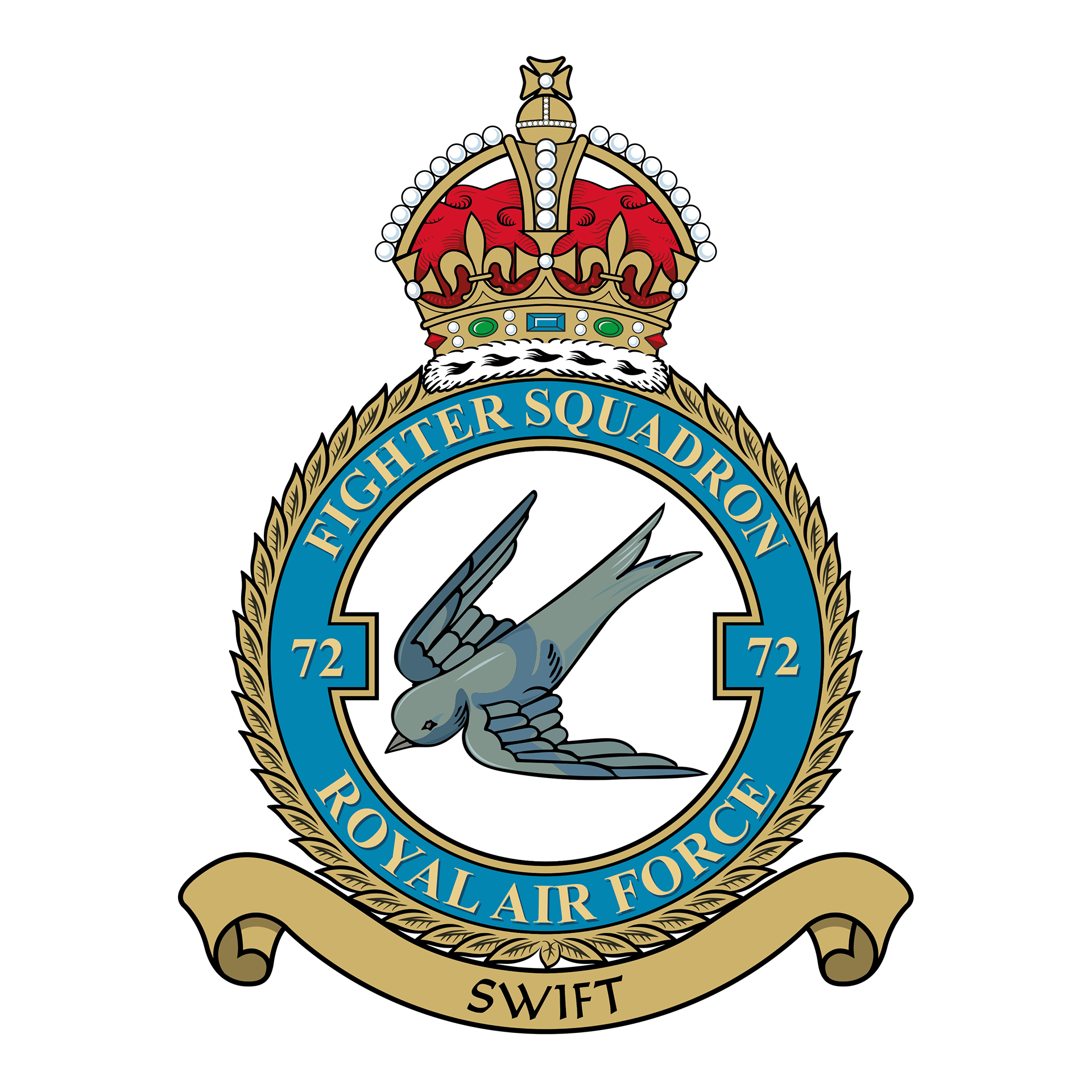 RAF No. 72sqn Crest