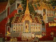 Asisbiz Grand Palace Gold leaf Buddhist artwork Bangkok Thailand 01
