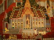 Asisbiz Grand Palace Gold leaf Buddhist artwork Bangkok Thailand 08