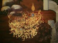 Asisbiz Grand Palace Gold leaf Buddhist artwork Bangkok Thailand 10