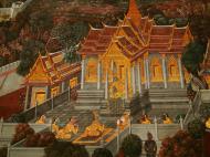 Asisbiz Grand Palace Gold leaf Buddhist artwork Bangkok Thailand 16