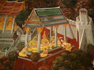 Asisbiz Grand Palace Gold leaf Buddhist artwork Bangkok Thailand 17