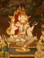 Asisbiz Grand Palace Gold leaf Buddhist artwork Bangkok Thailand 27