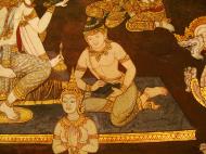 Asisbiz Grand Palace Gold leaf Buddhist artwork Bangkok Thailand 32