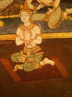 Asisbiz Grand Palace Gold leaf Buddhist artwork Bangkok Thailand 33