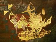 Asisbiz Grand Palace Gold leaf Buddhist artwork Bangkok Thailand 41