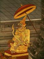 Asisbiz Grand Palace Gold leaf Buddhist artwork Bangkok Thailand 42