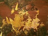 Asisbiz Grand Palace Gold leaf Buddhist artwork Bangkok Thailand 43