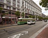 Asisbiz San Francisco Municipal Railway fleet PCC street car fleet cable car no 1058 01