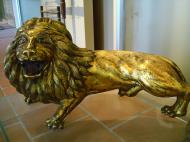 Asisbiz HCMC Museum exhibits antique golden lion 2009 04