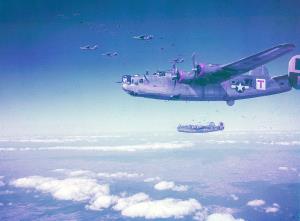 Asisbiz Consolidated B 24 bomber 15AF 464BG enroute to Oswiecim Oil Refinery nr Auschwitz Krakow Poland 13th Sep 1944 02