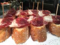 Asisbiz Spanish cuisine Tapas Serrano ham Spain Barcelona 01