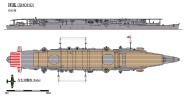 Asisbiz Japanese aircraft carrier Shoho 2d technical drawing or blueprint in 1942 0A