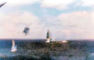 Asisbiz Japanese carrier Shokaku under under attack during the Battle of Coral Sea 8th May 1942 C422