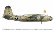 Asisbiz 41 3357 A 20B Havoc 12AF 47BG84BS White 14 Dirty Gertie in desert camouflage at Youks les Bains Algeria 1943 0A