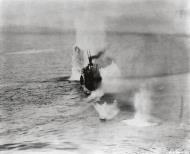 Asisbiz A 20 Havoc skip bombing IJN troopship Taiei Maru 3238GT Kuribayashi Shosen off Wewak New Guinea 12th Apr 1944 02