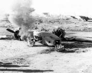 Asisbiz Douglas A 20 Havoc 5AF 417AG destroyed on the ground at Mindoro Philippines 21st Dec 1944 01